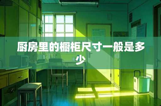 厨房里的橱柜尺寸一般是多少