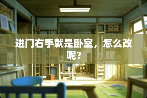 进门右手就是卧室，怎么改呢？