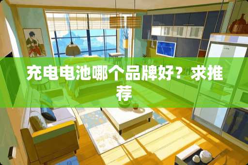 充电电池哪个品牌好？求推荐