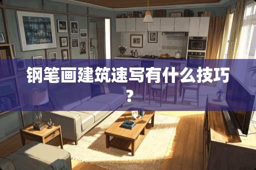 钢笔画建筑速写有什么技巧？