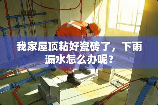 我家屋顶粘好瓷砖了，下雨漏水怎么办呢？