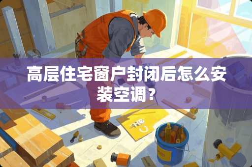 高层住宅窗户封闭后怎么安装空调？