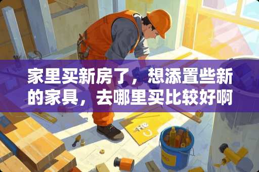家里买新房了，想添置些新的家具，去哪里买比较好啊？