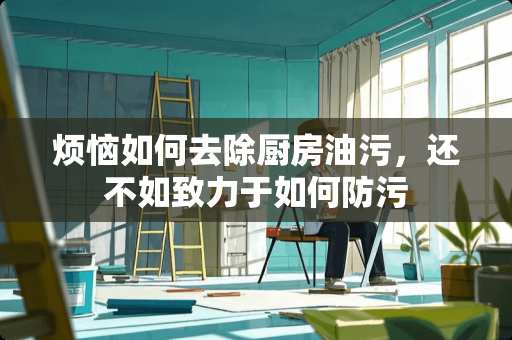 烦恼如何去除厨房油污，还不如致力于如何防污