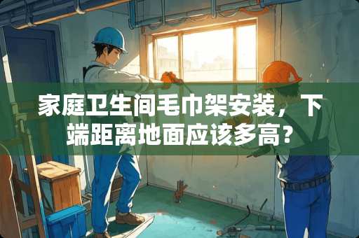 家庭卫生间毛巾架安装，下端距离地面应该多高？