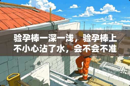 验孕棒一深一浅，验孕棒上不小心沾了水，会不会不准