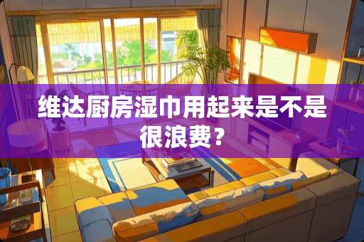 维达厨房湿巾用起来是不是很浪费？