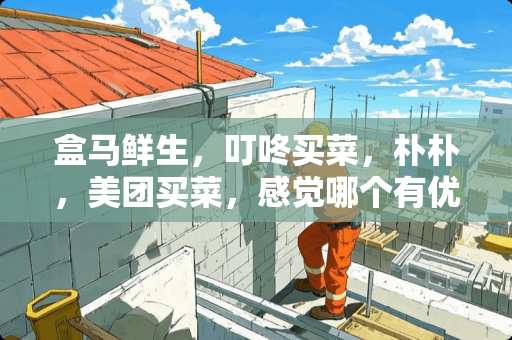 盒马鲜生，叮咚买菜，朴朴，美团买菜，感觉哪个有优势？为什么？