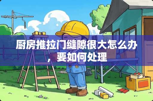 厨房推拉门缝隙很大怎么办，要如何处理