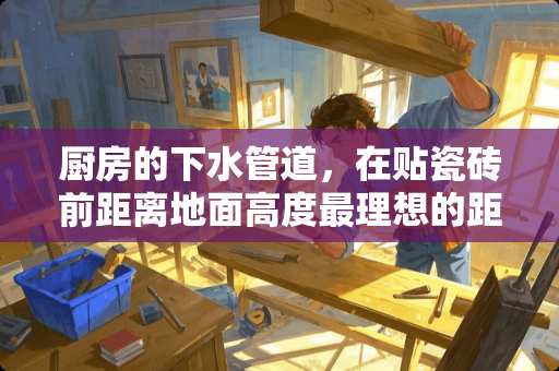 厨房的下水管道，在贴瓷砖前距离地面高度最理想的距离是多高