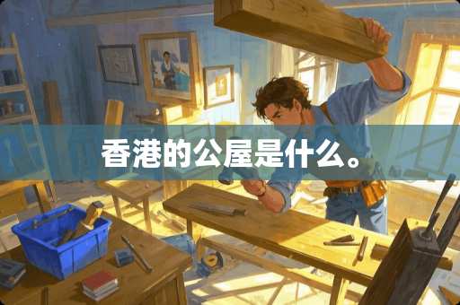 香港的公屋是什么。