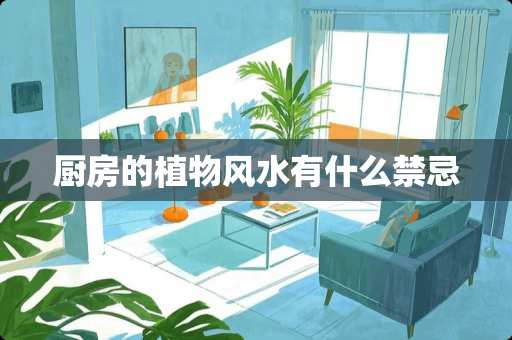 厨房的植物风水有什么禁忌