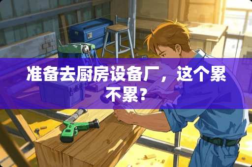 准备去厨房设备厂，这个累不累？