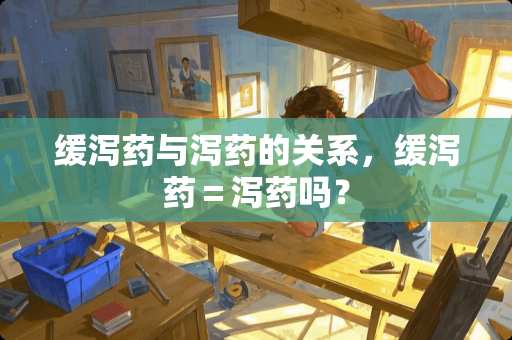 缓泻药与泻药的关系，缓泻药＝泻药吗？