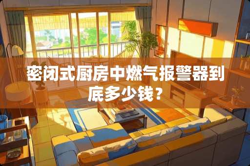 密闭式厨房中燃气报警器到底多少钱？