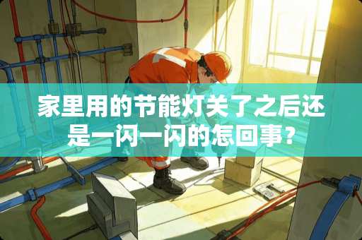 家里用的节能灯关了之后还是一闪一闪的怎回事？