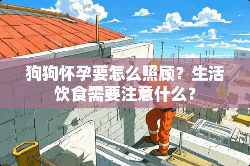 狗狗怀孕要怎么照顾？生活饮食需要注意什么？