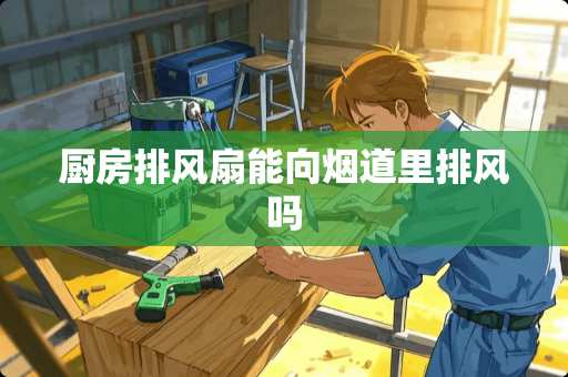 厨房排风扇能向烟道里排风吗