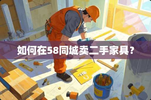 如何在58同城卖二手家具？