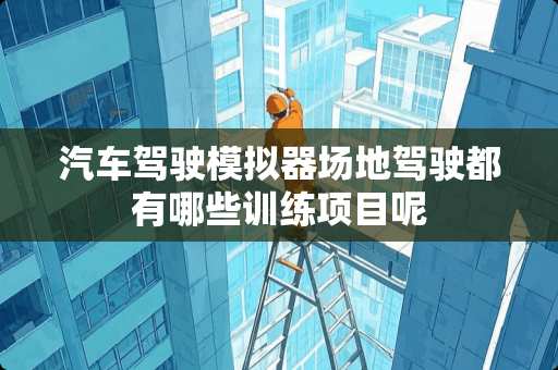 汽车驾驶模拟器场地驾驶都有哪些训练项目呢