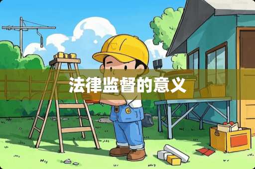 法律监督的意义