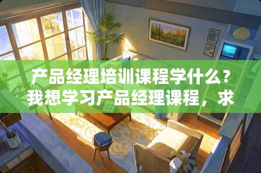 产品经理培训课程学什么？我想学习产品经理课程，求专业回复。