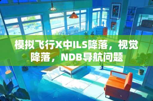模拟飞行X中ILS降落，视觉降落，NDB导航问题