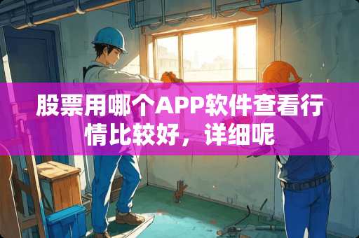 股票用哪个APP软件查看行情比较好，详细呢