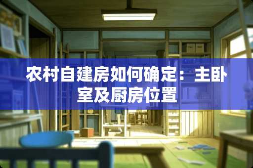 农村自建房如何确定：主卧室及厨房位置