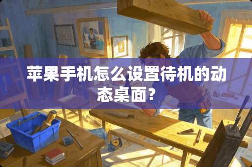 苹果手机怎么设置待机的动态桌面？