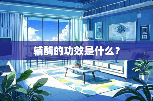 辅酶的功效是什么？