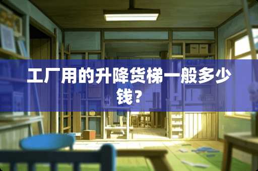 工厂用的升降货梯一般多少钱？