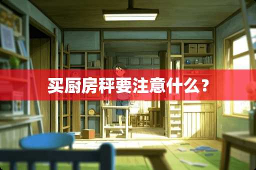 买厨房秤要注意什么？