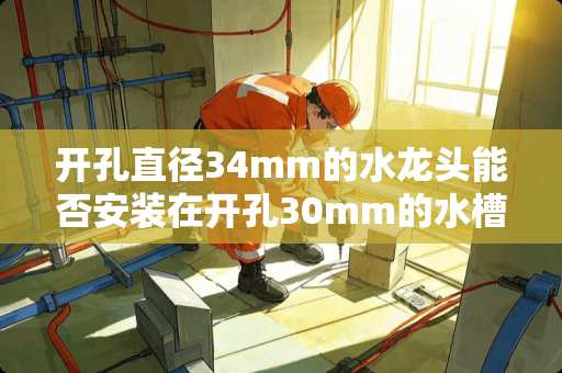 开孔直径34mm的水龙头能否安装在开孔30mm的水槽上？