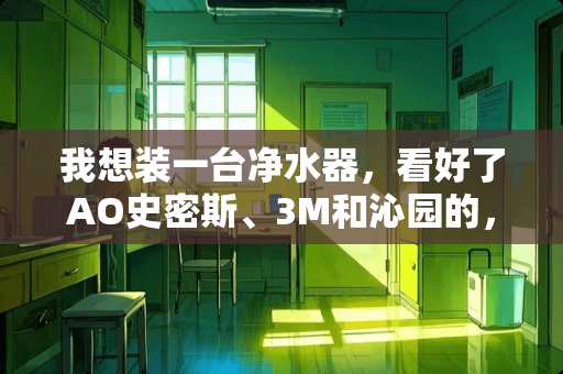 我想装一台净水器，看好了AO史密斯、3M和沁园的，不知哪个好？