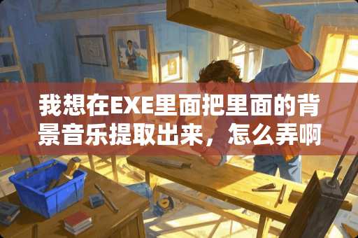 我想在EXE里面把里面的背景音乐提取出来，怎么弄啊？