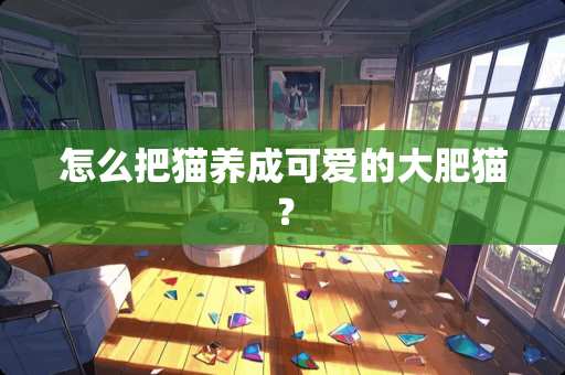 怎么把猫养成可爱的大肥猫？