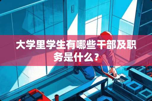 大学里学生有哪些干部及职务是什么？
