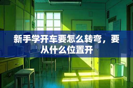 新手学开车要怎么转弯，要从什么位置开