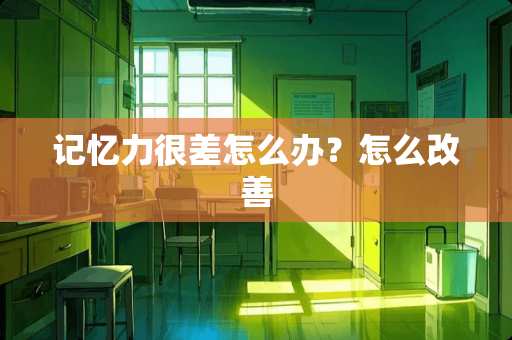记忆力很差怎么办？怎么改善