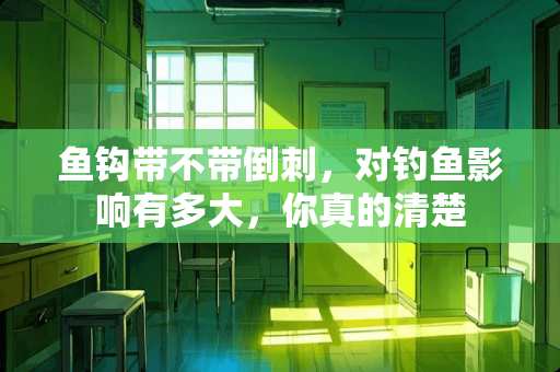 鱼钩带不带倒刺，对钓鱼影响有多大，你真的清楚