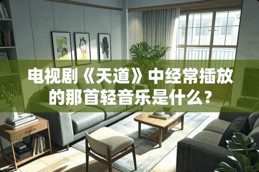 电视剧《天道》中经常插放的那首轻音乐是什么？