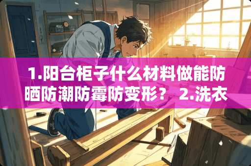 1.阳台柜子什么材料做能防晒防潮防霉防变形？ 2.洗衣机放阳台如何防晒？