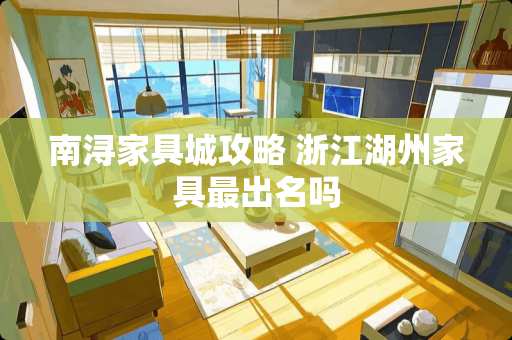 南浔家具城攻略 浙江湖州家具最出名吗