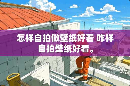 怎样**做壁纸好看 咋样**壁纸好看。