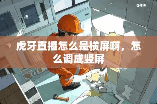 **直播怎么是横屏啊，怎么调成竖屏