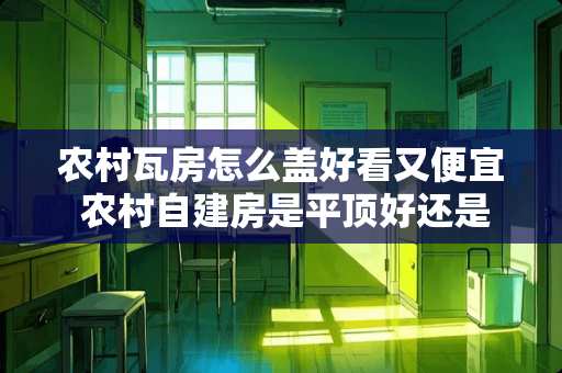 农村瓦房怎么盖好看又便宜 农村自建房是平顶好还是盖瓦好