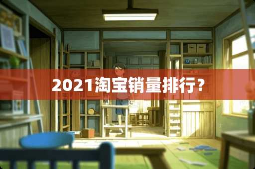 2021淘宝销量排行？