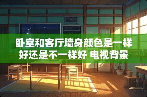 卧室和客厅墙身颜色是一样好还是不一样好 电视背景墙靠卧室还是靠公用墙