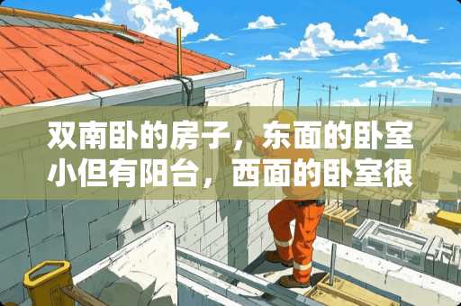 双南卧的房子，东面的卧室小但有阳台，西面的卧室很大。两个卧室哪个做主卧合适呢 开间16米、进深8米、坐南朝北，怎么设计比较好